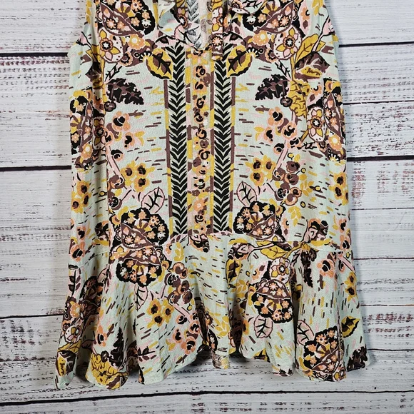 Free People floral tunic mini dress - Picture 12 of 12